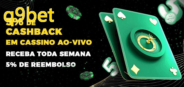 Promoções do cassino ao Vivo q9bet